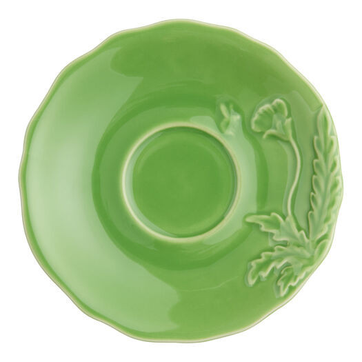 Green Lilypad Scalloped Appetizer Plate by World Market | World Market