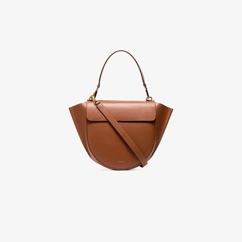 Wandler Brown Hortensia Leather Shoulder Bag | Browns Fashion