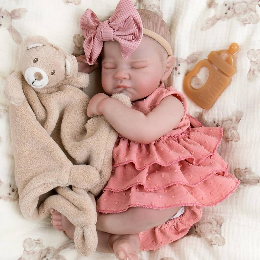 Aori Realistic Reborn Baby Dolls - 20" Lifelike Sleeping Newborn Girl with Magnetic Pacifier, Pos... | Amazon (US)
