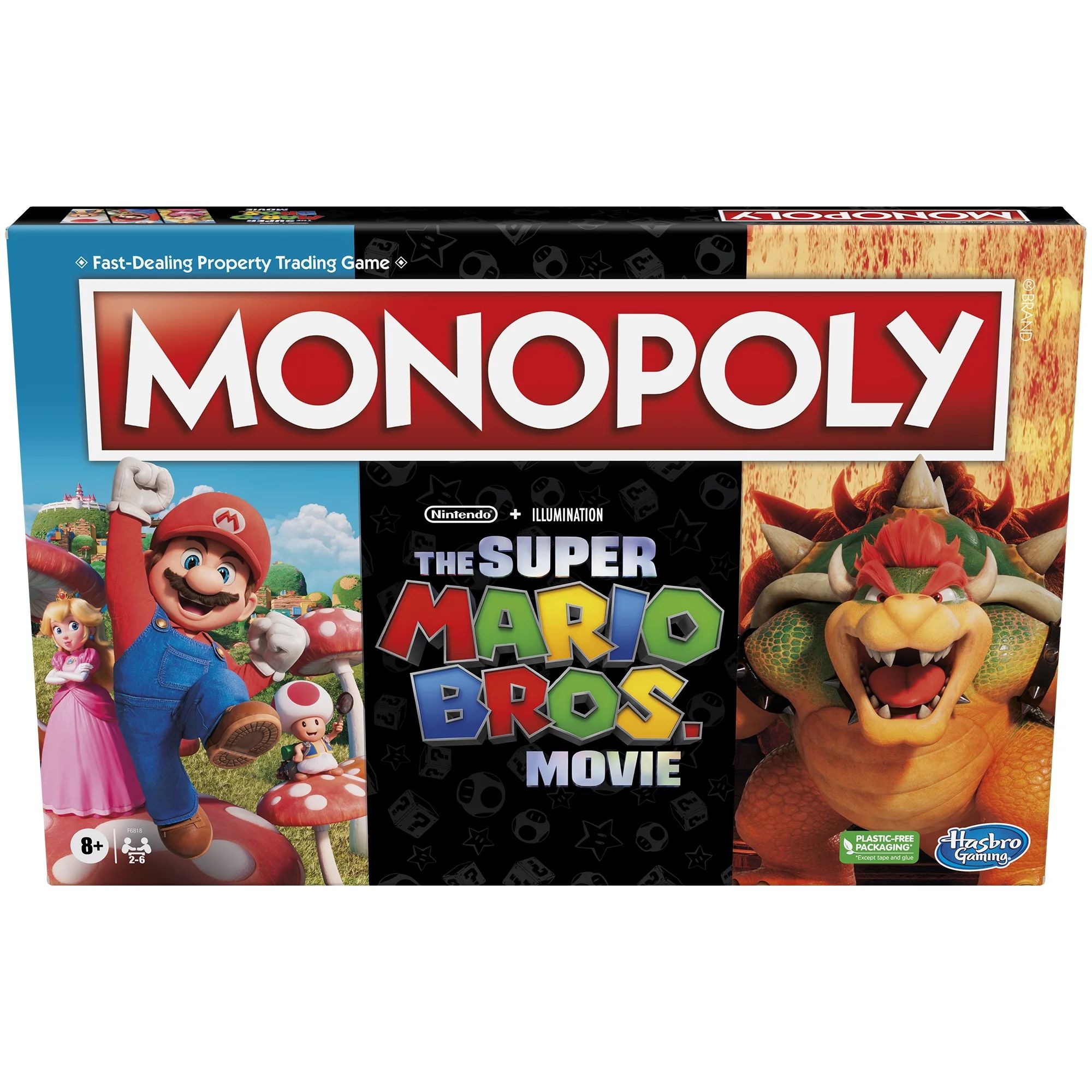Monopoly The Super Mario Bros. Movie Edition Kids Board Game, Includes Bowser Token | Walmart (US)