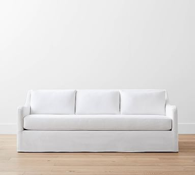 Marina Slope Arm Slipcovered Sofa | Pottery Barn (US)
