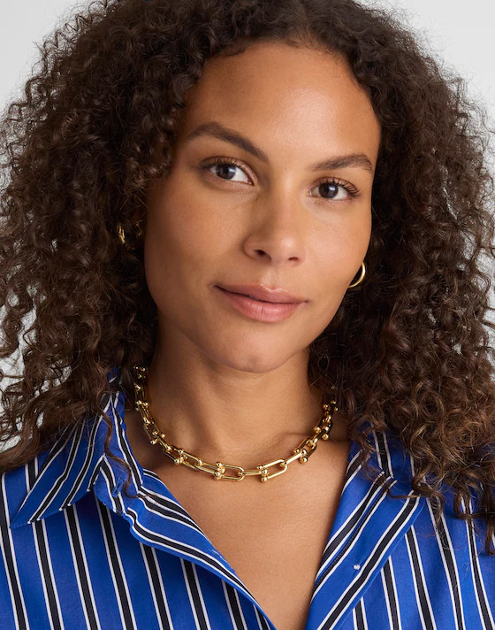 Chunky Large U-Link Chain Necklace | Madewell
