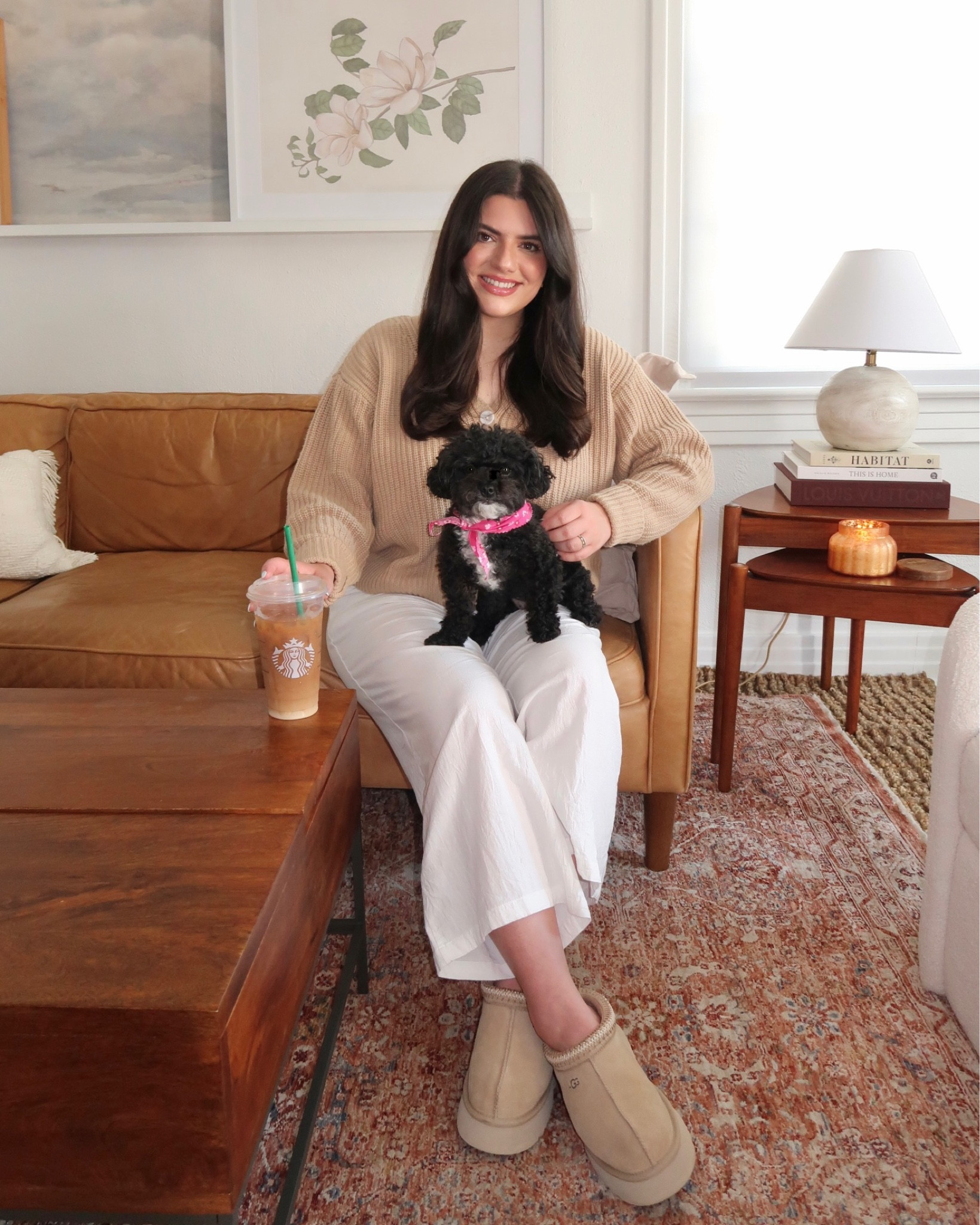 Cardigan from darling, linen pants are Amazon! And slippers are the Ugg tazz in mustard seed

#LTKFind #LTKSeasonal #LTKstyletip