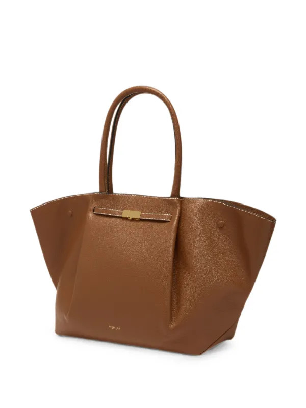bolso shopper The New York de piel con costuras en contraste | Farfetch Global