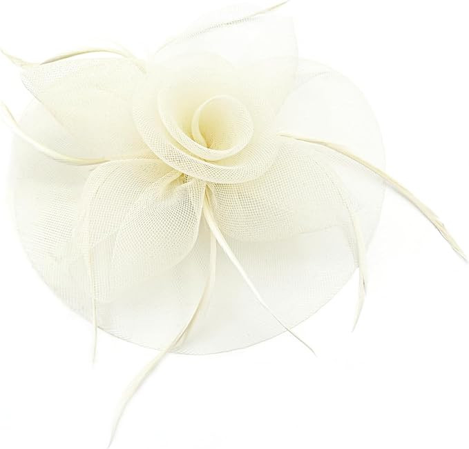 Fascinators for Women Girls Derby Hats Feather Flower Fascinator Headwear Wedding Cocktail Tea Pa... | Amazon (US)