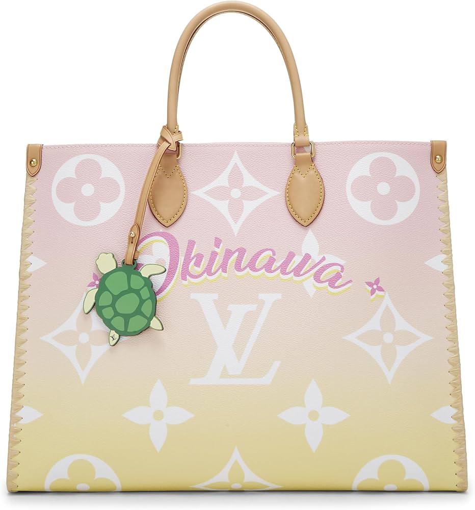 Amazon.com: Louis Vuitton, Pre-Loved Monogram Giant Okinawa By The Pool On The Go GM, Pink : Luxu... | Amazon (US)