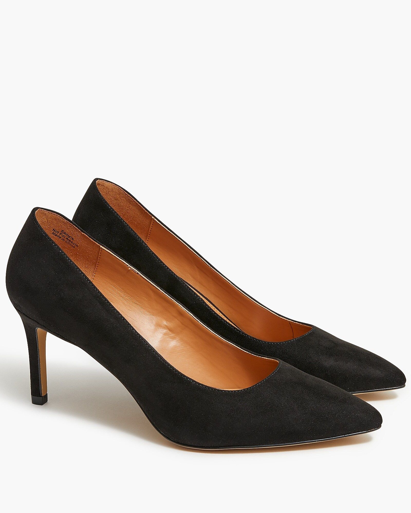 4.3(18 REVIEWS)Sueded heel pumps | J.Crew Factory