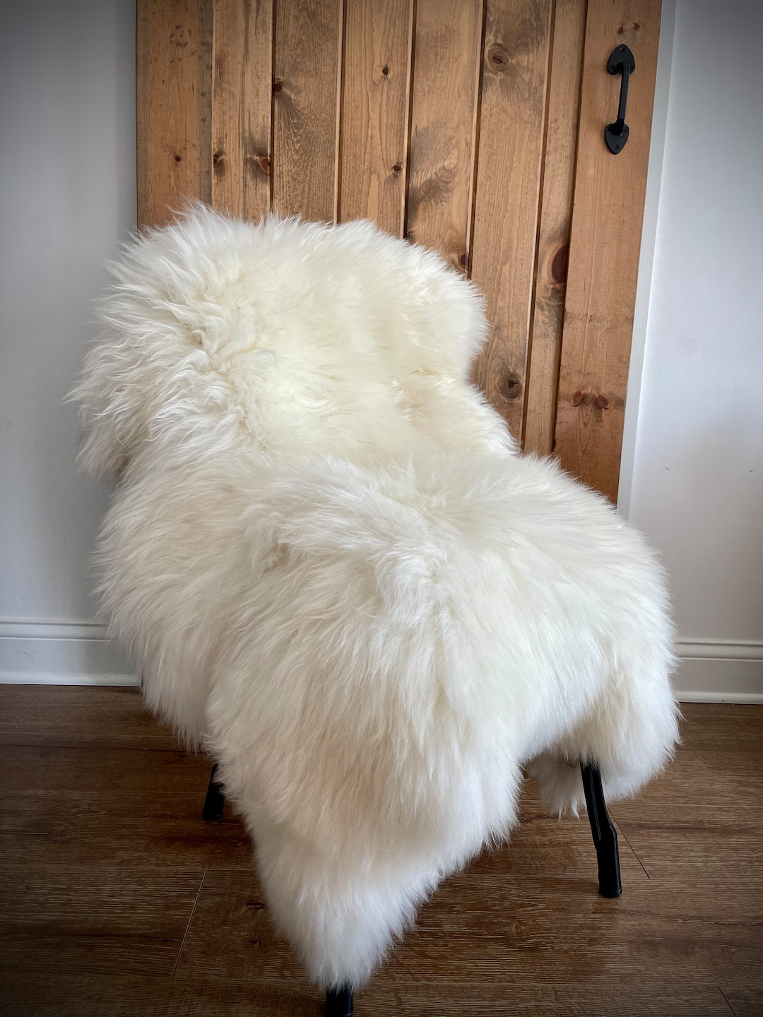 Follkee Large White Iceland SHEEPSKIN Rug Natural Humanely - Etsy | Etsy (US)
