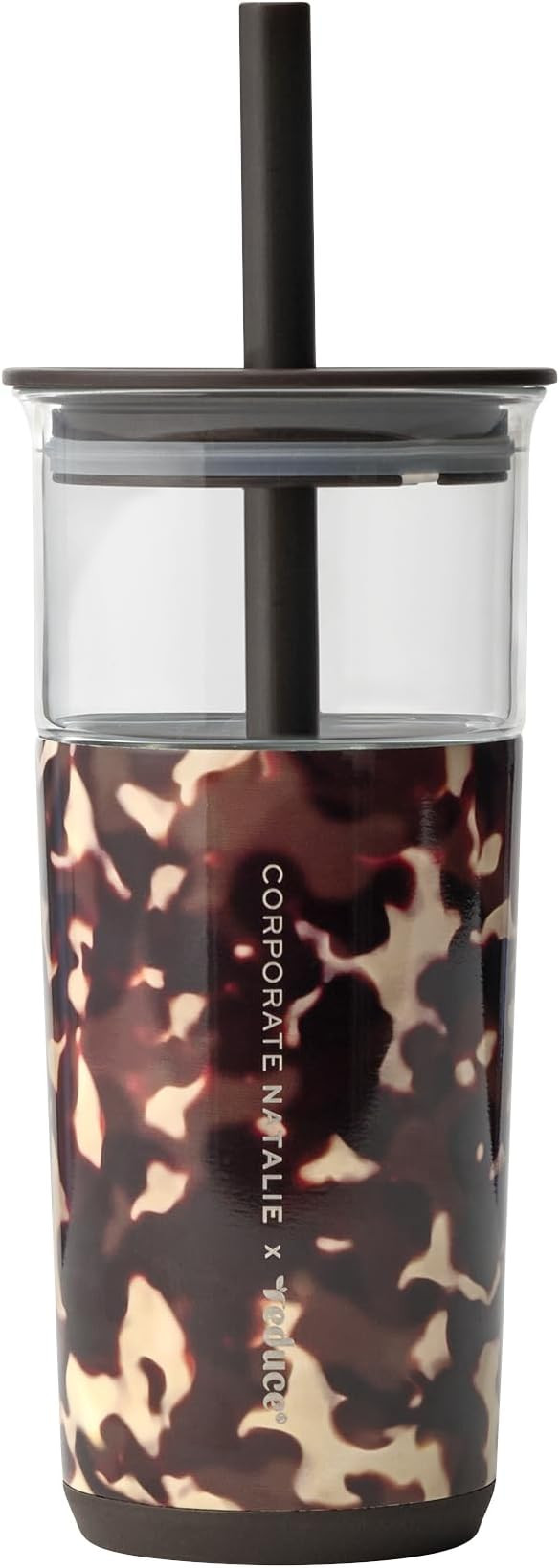 REDUCE Aspen 20 oz Vacuum Insulated Glass Tumbler with Lid & Extra Wide Straw - Keeps Drinks Cold... | Amazon (US)