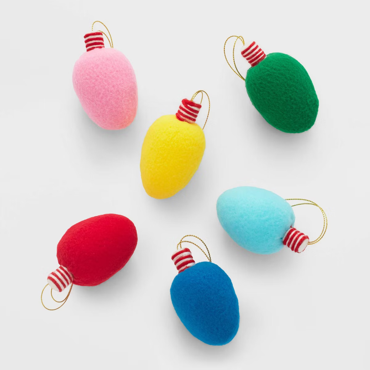 Fabric Light Bulb Christmas Tree Ornament Set 12pc - Wondershop™ | Target