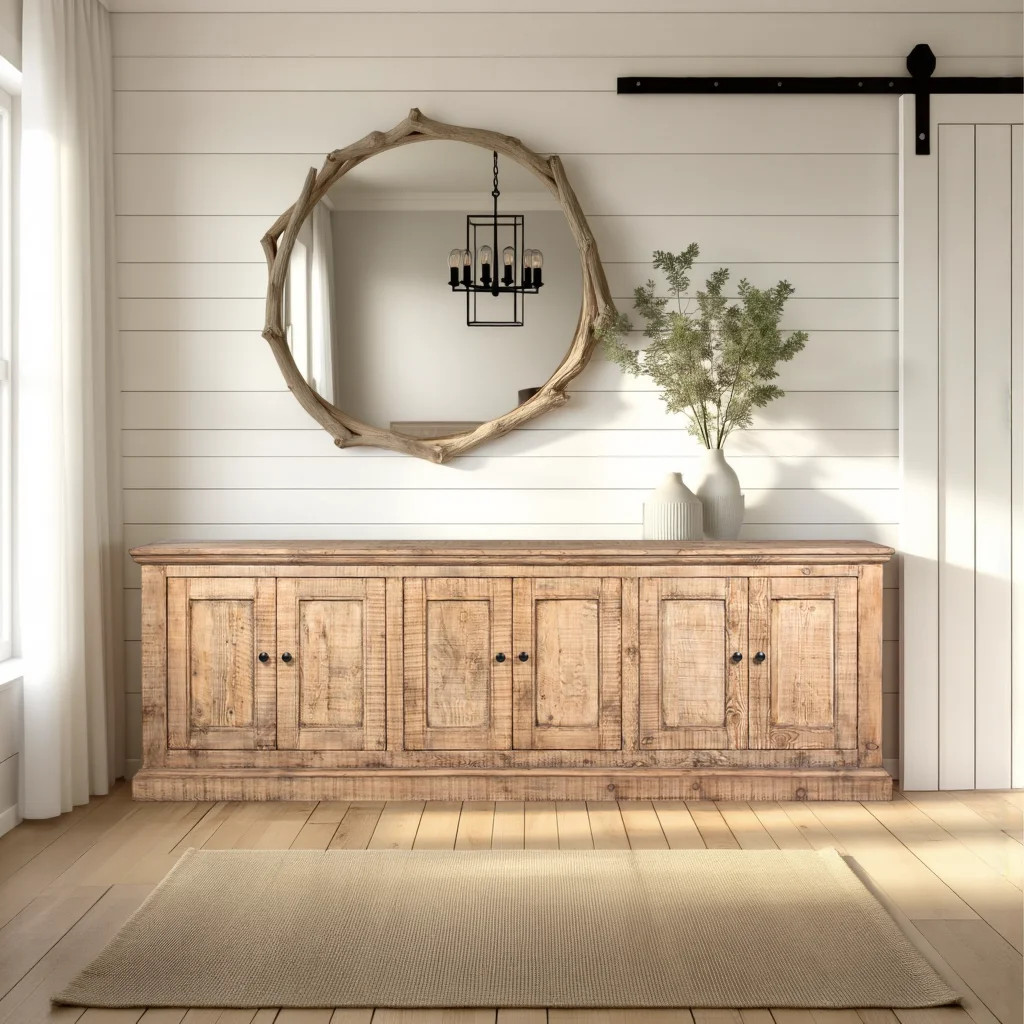 Koski 34" Tall 6-Door Cabinet | Wayfair North America