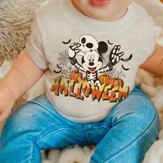 Mickey Mouse Halloween Shirt Halloween Toddler Shirt Spooky - Etsy | Etsy (US)