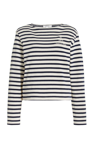 Vendome Breton Striped Cotton Top | Moda Operandi (Global)
