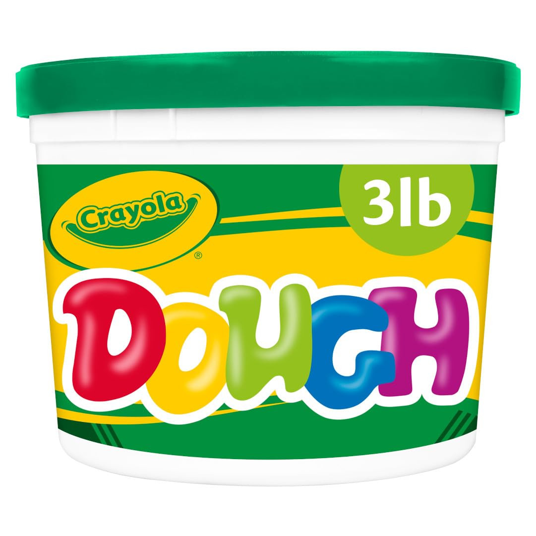 Crayola Modeling Dough, Green, Bulk Classroom & Art Supplies for Kids, 3lb, Resealable Bucket | Amazon (US)