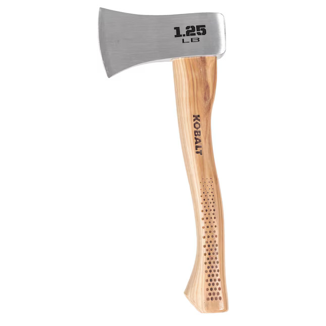Kobalt Forged Steel Camp Axe with 14-in Hickory Handle | Lowe's