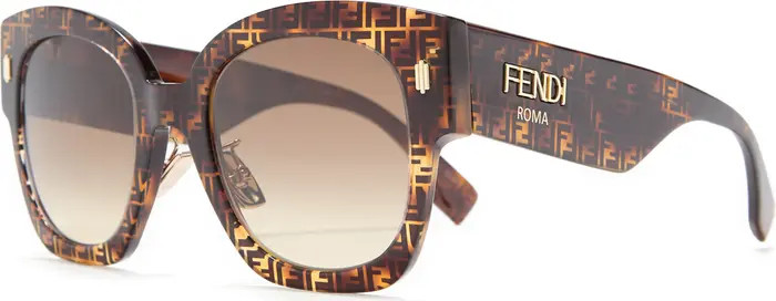 52mm Logo Butterfly Sunglasses | Nordstrom Rack