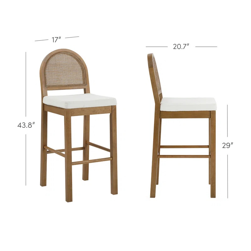 Beachcrest Home™ Lacour Boucle Counter Stool & Reviews | Wayfair | Wayfair North America
