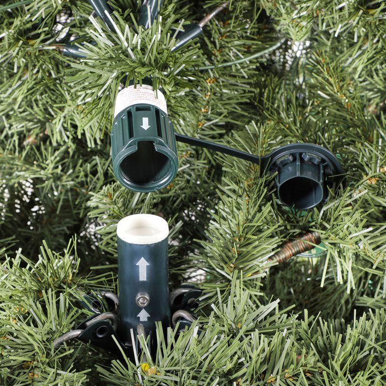 Holiday Time Pre-Lit Liberty Pine Artificial Christmas Tree, Color-Changing LED Lights, 7.5' | Walmart (US)