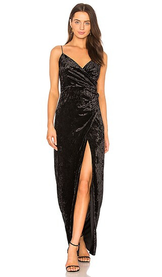 STYLESTALKER Kennedy Maxi Dress in Noir | Revolve Clothing (Global)