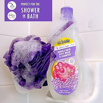 Mr. Bubble Calm and Sleep 3in1 Bubble Bath, Body Wash & Shampoo, 16 oz., Pack of 4 | Amazon (US)