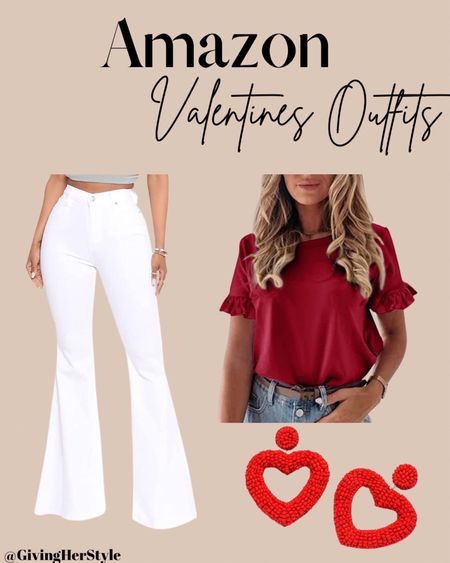 Valentine’s Day outfit for her from Amazon

Valentines, Valentine’s Day outfit, pink pants, vday, date night, heels white top, amazon fashion, amazon style, amazon outfit idea, winter outfits, teacher outfit, workwear 
#valentines #valentinesdayoutfit #amazonoutfit #amazonfashion

#LTKSeasonal #LTKparties #LTKfindsunder50