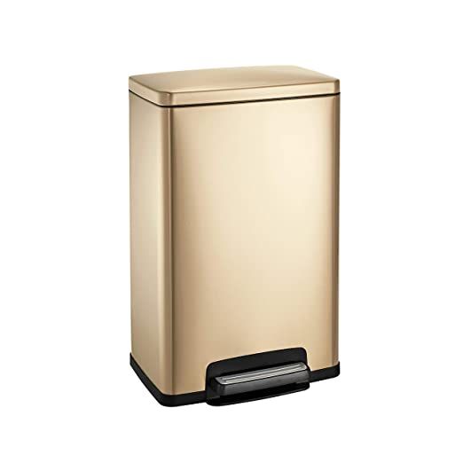 Tramontina Step Can Stainless Steel 13 Gallon Gold, 81200/572DS | Amazon (US)