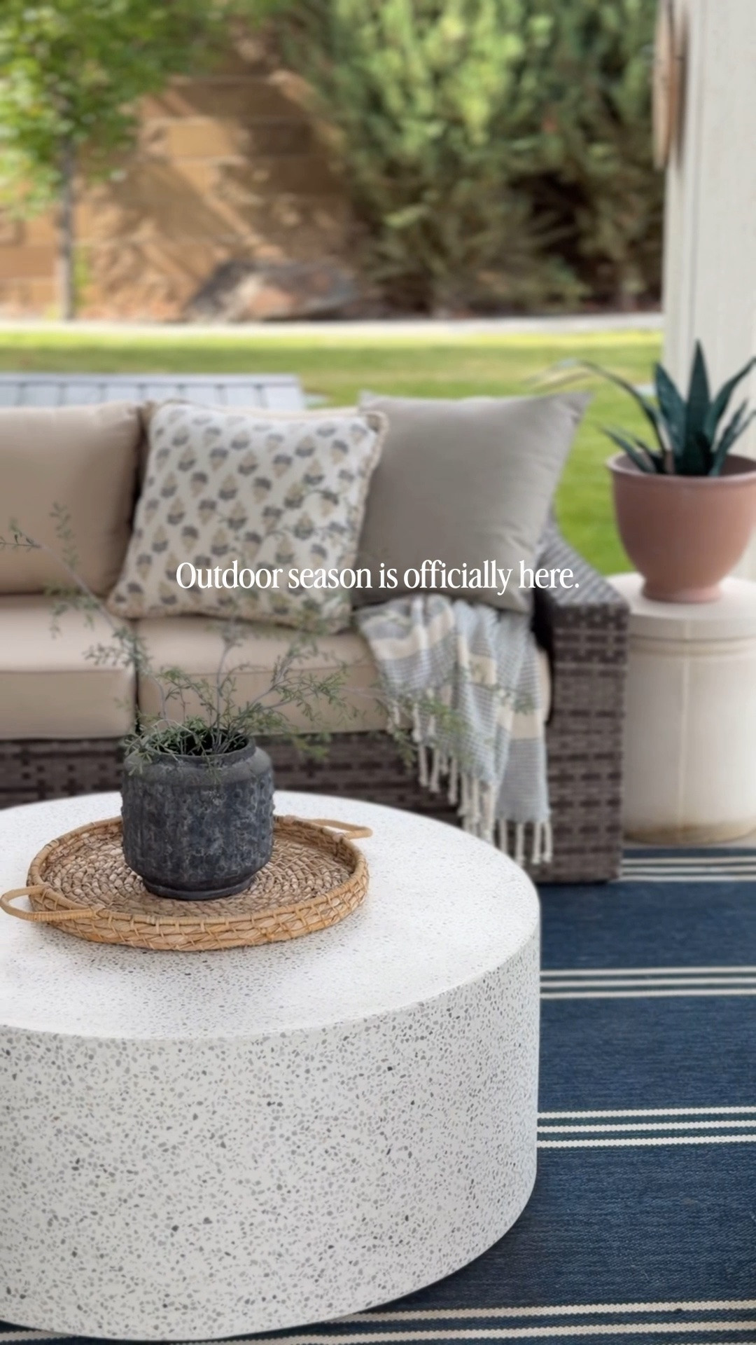 Outdoor living is upon us and our patio is coming out of hibernation! Yay!  Our sectional is from Costco online but I’m linking some similar options.

#LTKdayinmylife #LTKSeasonal #LTKHome