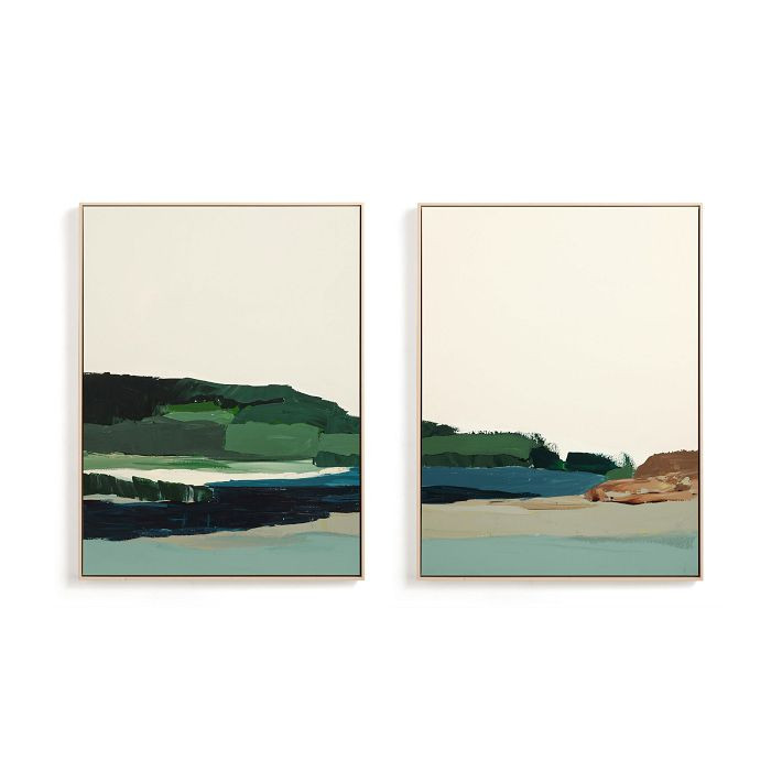 "Spring Seascape" Framed Wall Art by Minted for West Elm | West Elm (US)