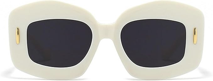 laureles Retro Classic Square Sunglasses Women Men Black Grey Rivets Gradient Sun Glasses Shades ... | Amazon (US)