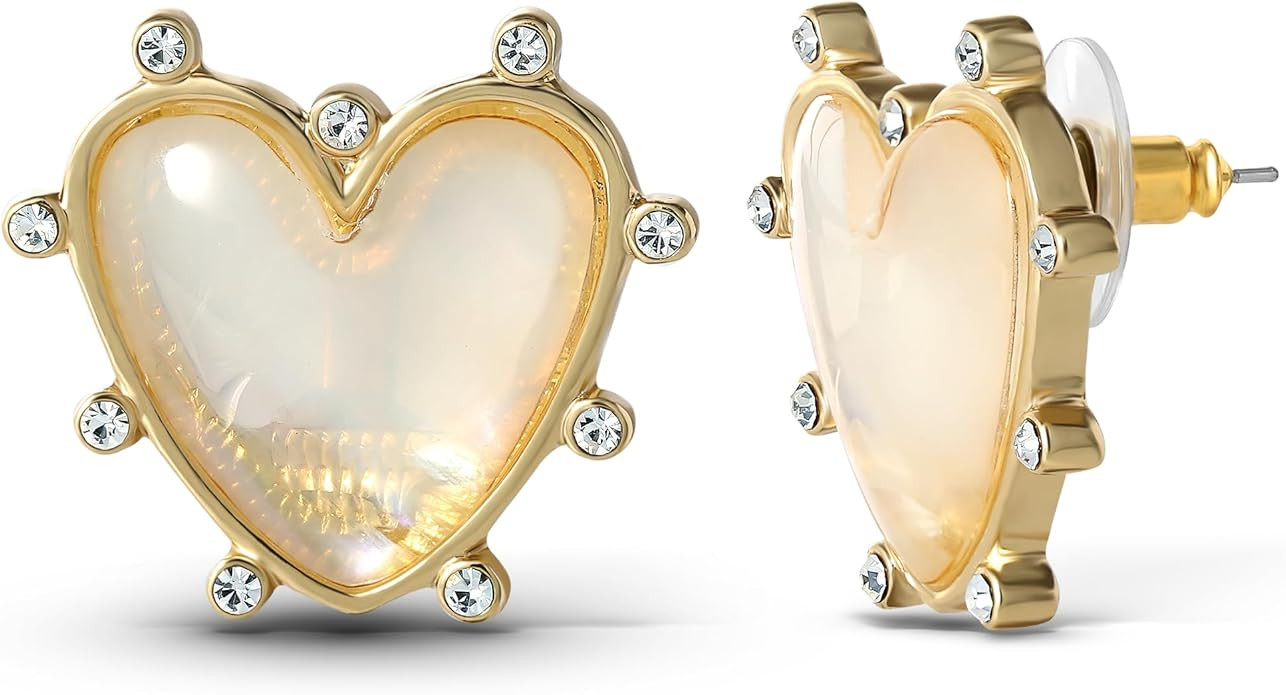 Jessica Simpson Womens Hoop Earrings - Silver-Tone or Gold-Tone Hoop Earrings for Women | Amazon (US)