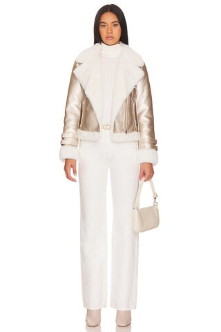 Dion Faux Fur Moto Jacket
                    
                    Generation Love | Revolve Clothing (Global)