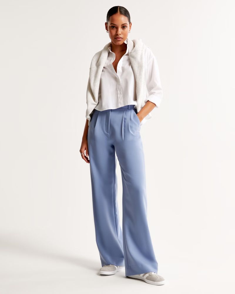 Women's A&F Sloane Tailored Pant | Women's Clearance | Abercrombie.com | Abercrombie & Fitch (US)