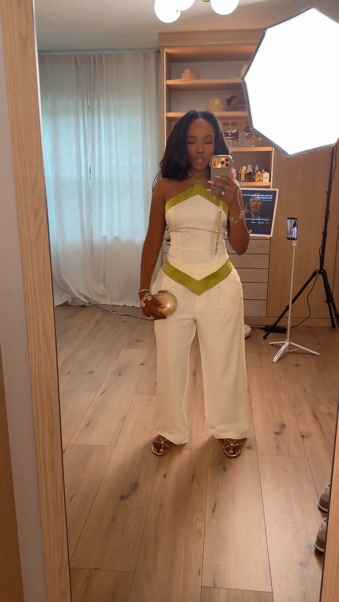Hi babes ✨ Scroll to shop this chic white and olive vacation look 💚

This statement outfit is giving luxury resort energy while still feeling effortless and wearable. The white and olive combo looks so elevated for summer, and these are the kind of standout pieces you can keep styling different ways all season long for the best cost per wear.

Perfect for vacation dinners, resort nights, summer events, or elevated travel looks.

📏 Measurements: 5’4”, 140 lbs, 34D bust, 27” waist, 40” hips  
Wearing a size Small

#LTKPetite #LTKTravel #LTKootd
