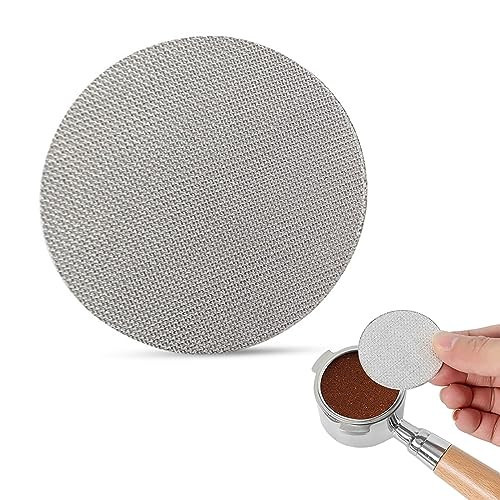 Espresso Puck Screen, 51mm Espresso Filter Screen Mesh Coffee Filter for Espresso Portafilter Filter Basket 1.7mm Thickness 150μm Reusable Puck Screen for Espresso Machines 316 Stainless Steel | Amazon (US)