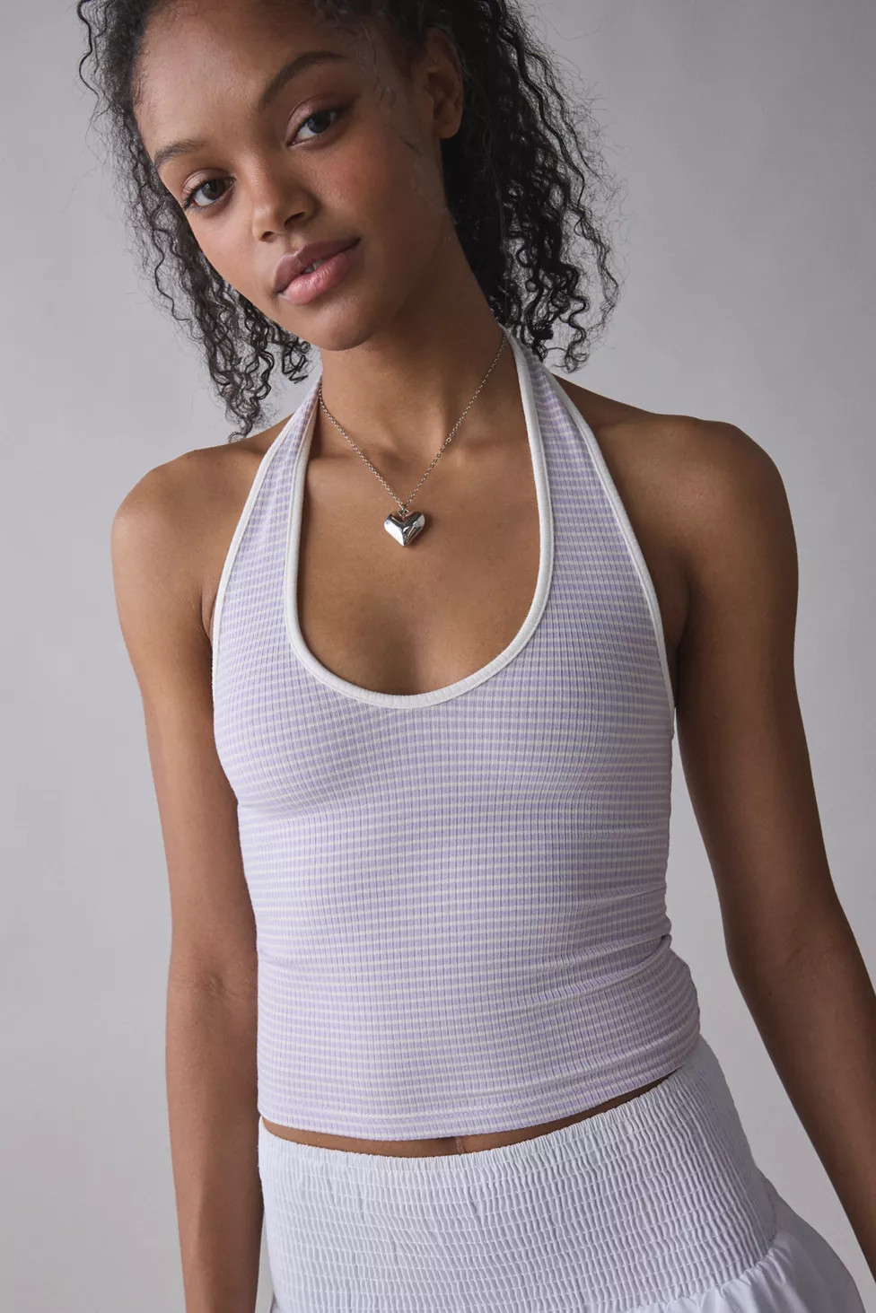 BDG Joanna Ribbed Knit Halter Top | Urban Outfitters (US and RoW)