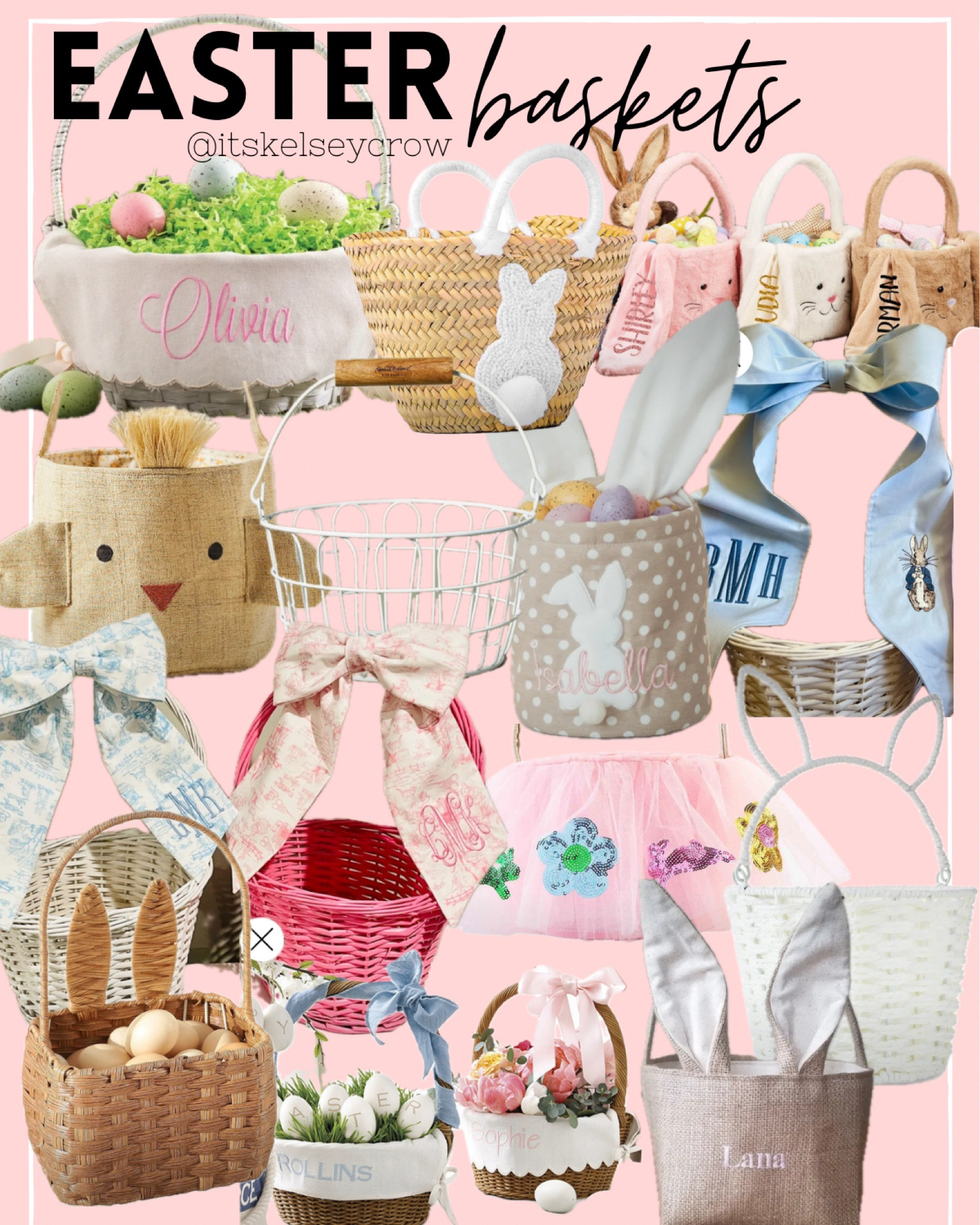 Easter
Easter basket
Spring
Holidays
Bunny basket
Easter bunny
Personalized Easter basket 

#LTKkids #LTKfindsunder50 #LTKfamily
