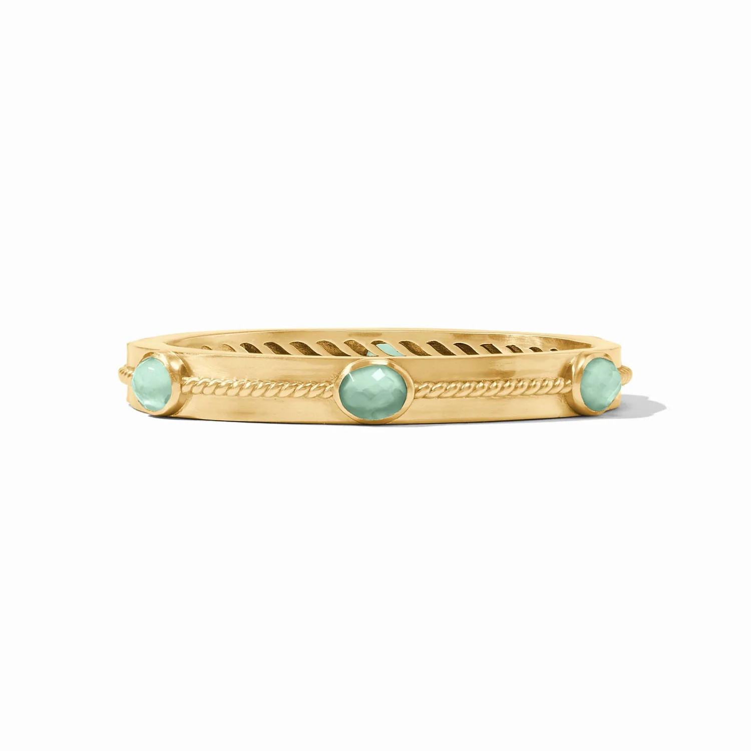Nassau Stone Hinge Bangle | Julie Vos