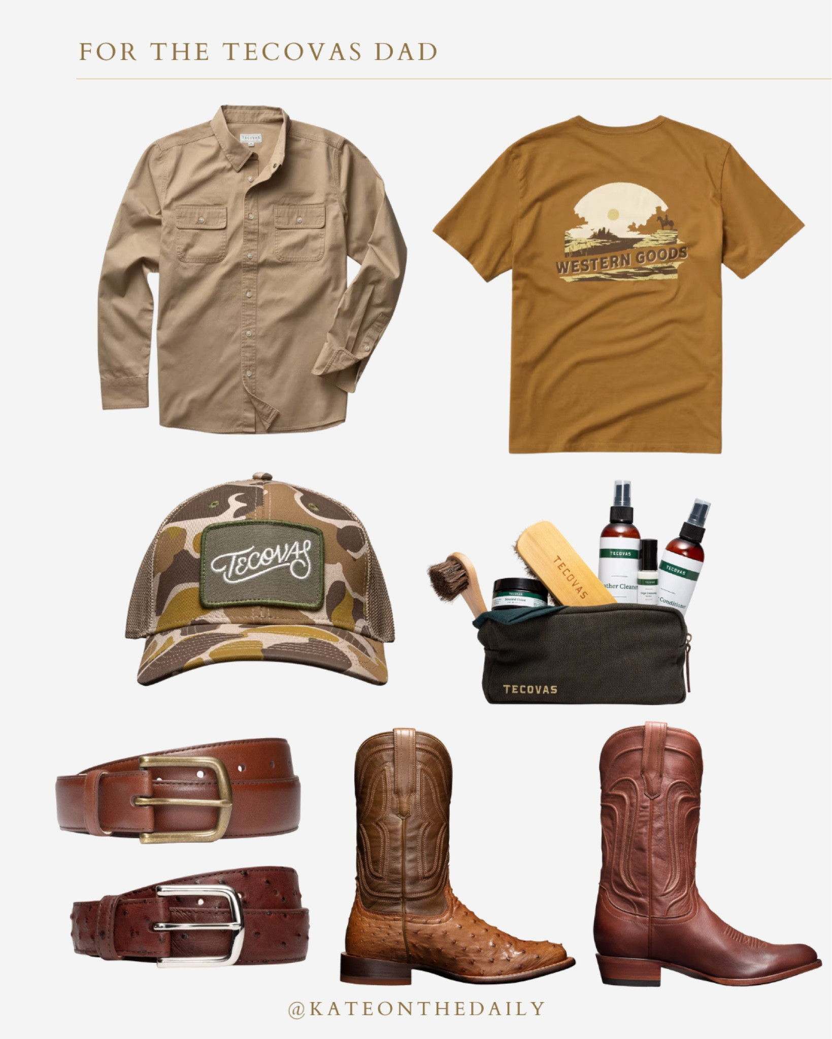 Gift ideas for the country, Tecovas lovin’ Dad!! 🎁✨🎄 Anyone else steal their husbands shirts? 😉 #boots

#LTKGiftGuide #LTKSeasonal #LTKHoliday