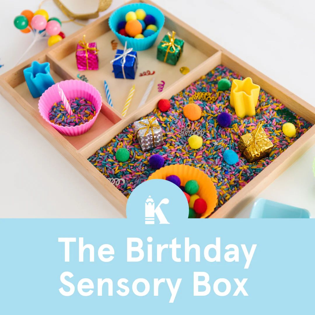 The Birthday Sensory Box | Learning with Kelsey