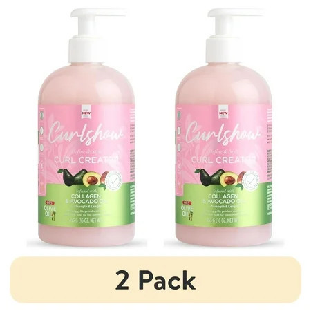 (2 pack) ORS Olive Oil Curlshow Curl Creator for Low Porosity Curly Hair Defines Curls Medium Hold 16 oz | Walmart (US)