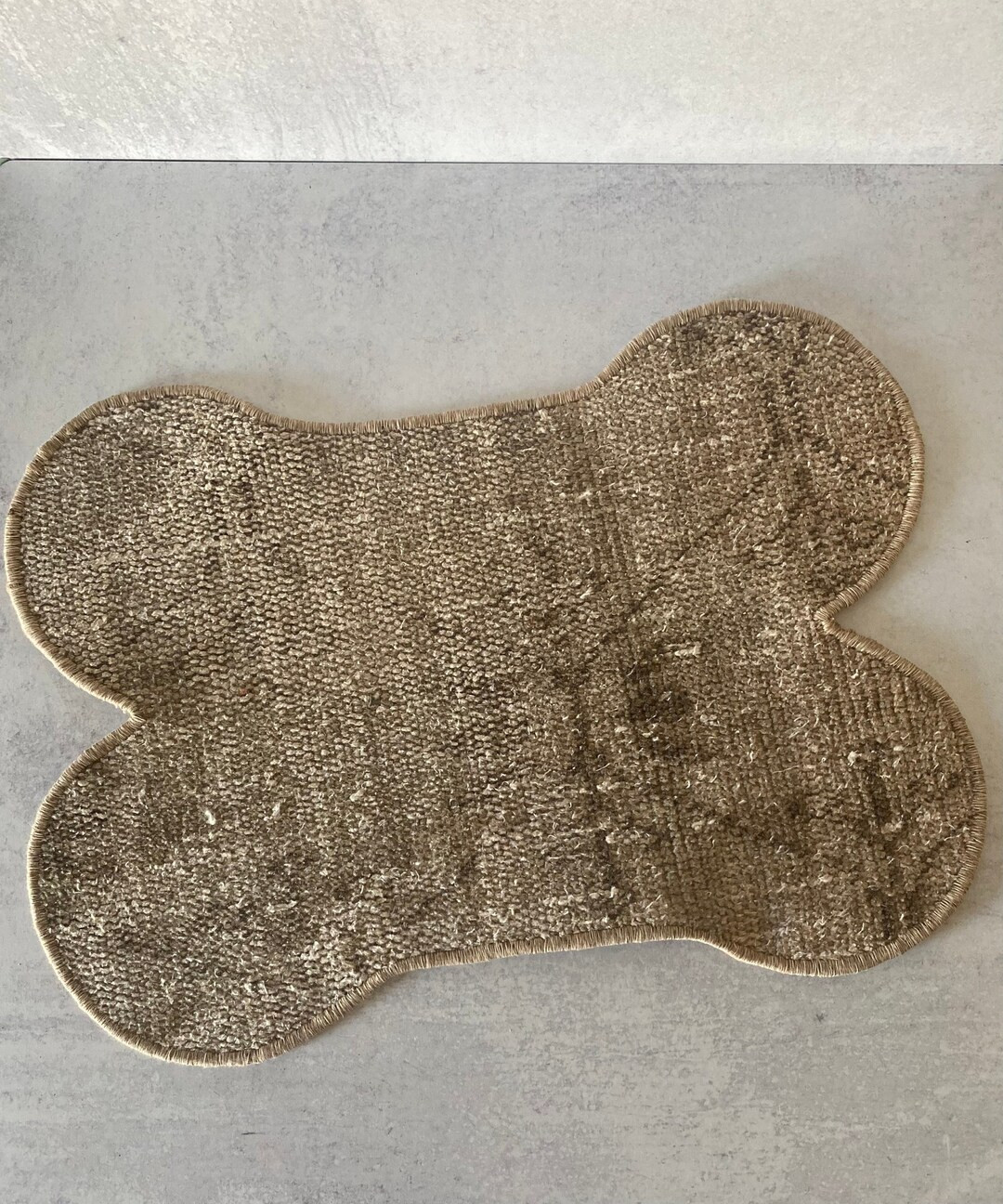 Rug Dog Food Mat Vintage Turkish Rug Handmade Dog Gift - Etsy | Etsy (US)