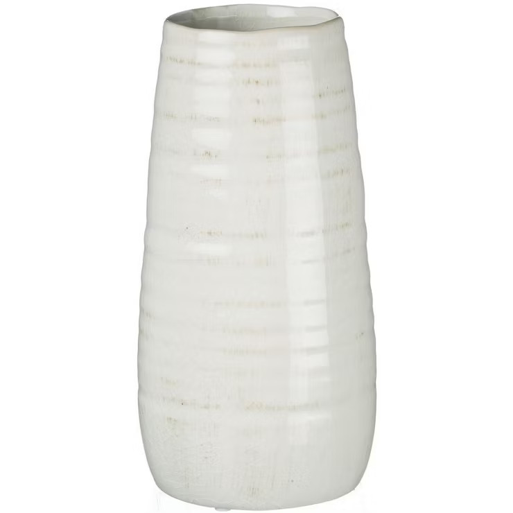Sullivans Tall Ceramic Vase 11.5"H Off-White | Target