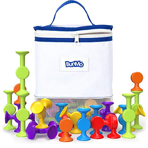BunMo Bath Toys and Suction Toys - Sucker Toys are Fun Vibrant Sensory Toys, Kids Toys or Stem Learn | Amazon (US)