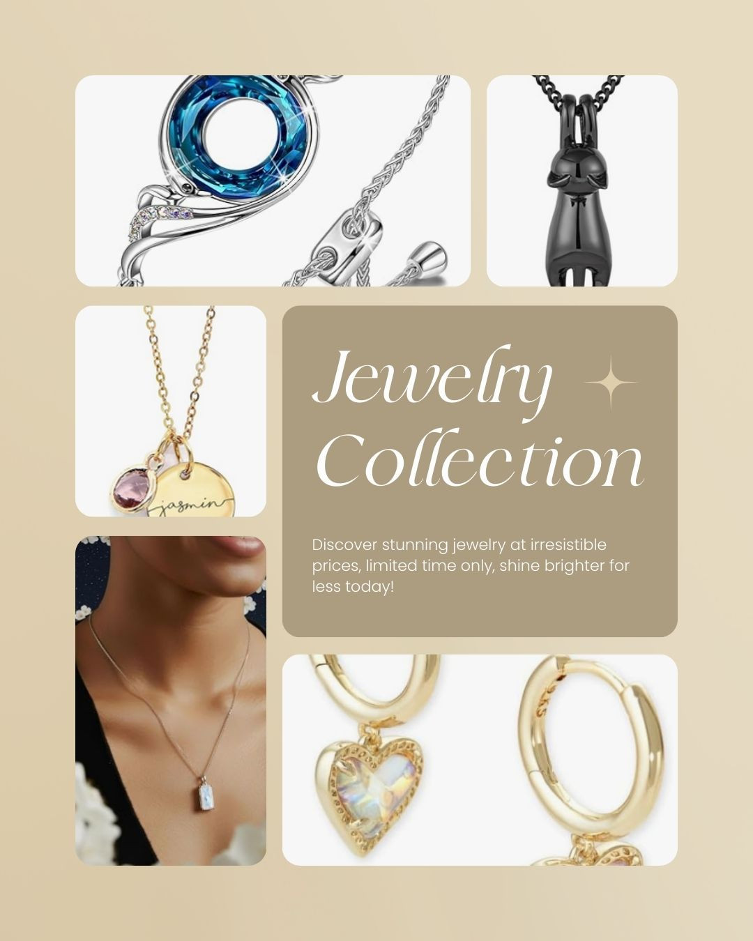 Jewelry For Her | Stunning Pieces She'll Love to Wear

Discover beautiful jewelry that adds the perfect touch of elegance to any outfit. From delicate necklaces to statement earrings, these handpicked pieces blend timeless style with modern flair. Whether you're treating yourself or finding the perfect gift, these versatile designs transition effortlessly from day to night. Elevate her jewelry collection with pieces that sparkle and shine. Shop this here for accessories that make every moment special! ✨💎

#jewelryforher, #womensjewelry, #accessories, #jewelrylover, #giftideasforher, #necklaces, #earrings, #bracelets, #rings, #fashionjewelry, #statementjewelry, #elegantjewelry, #jewelrycollection, #giftsforher, #womensfashion, #accessorize, #jewelrydesign, #sparkle, #chic, #womensstyle 

 #LTKGiftGuide #LTKFindsUnder50 #LTKFindsUnder100