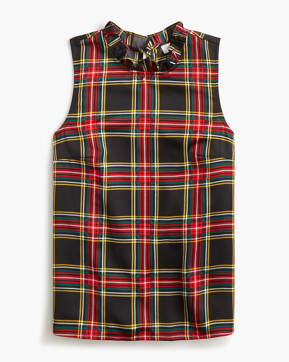 Sleeveless ruffleneck top | J.Crew Factory