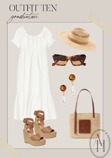 Cute white dress with eyelet detail perfect for a graduation party. 

#LTKstyletip #LTKSeasonal #LTKFind