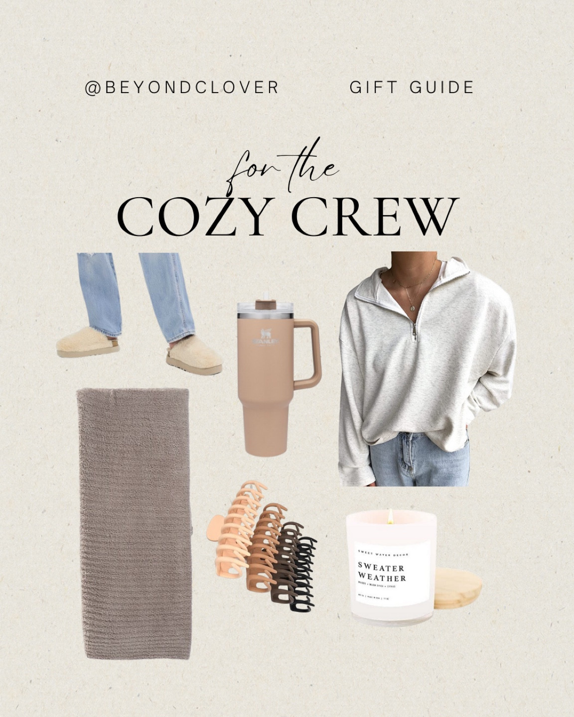 gift guide, women, men, cozy, hair, accessories, candle, blanket, cozy crew, uggs, sherpa, boots, jacket, half zip, full zip, soy candle

#LTKCyberweek 

#LTKhome #LTKsalealert #LTKHoliday