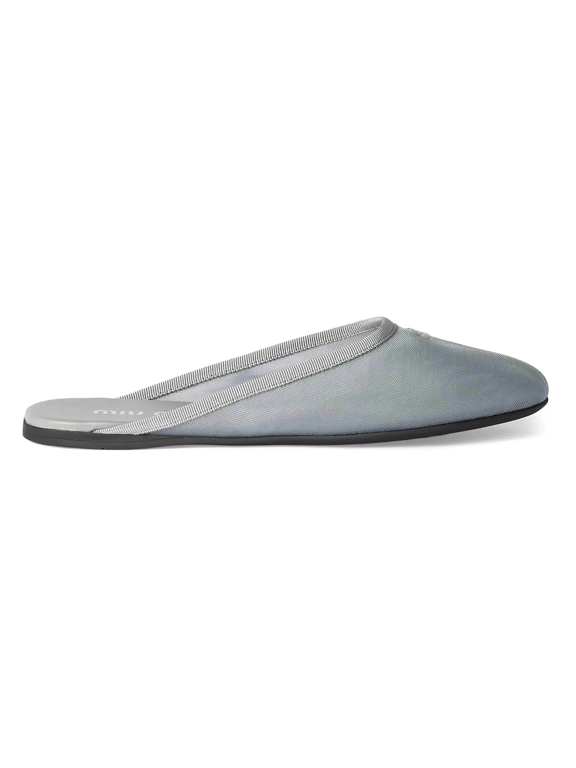 Miu Miu Mesh Fabric Slippers | Saks Fifth Avenue | Saks Fifth Avenue