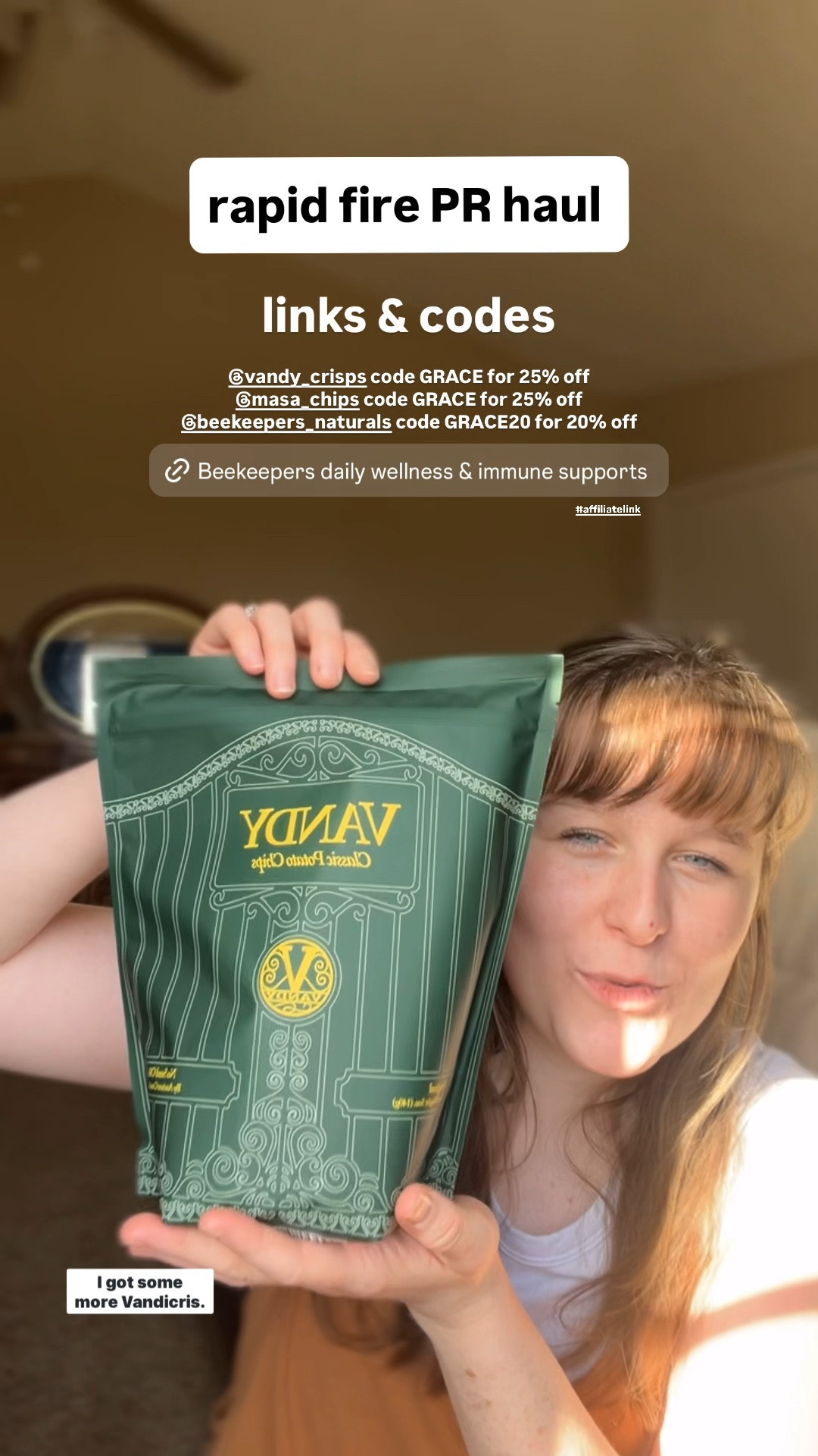 linking the amazon versions of these products but you’ll get a way better deal if you shop my codes on their actual websites :)

Vandy Crisps and Masa Chips (seed oil free snacks) code GRACE. for 25% off your first box

Beekeepers Naturals code GRACE20 for 20% off



#LTKFindsUnder50 #LTKSummerEdit #LTKSeasonal