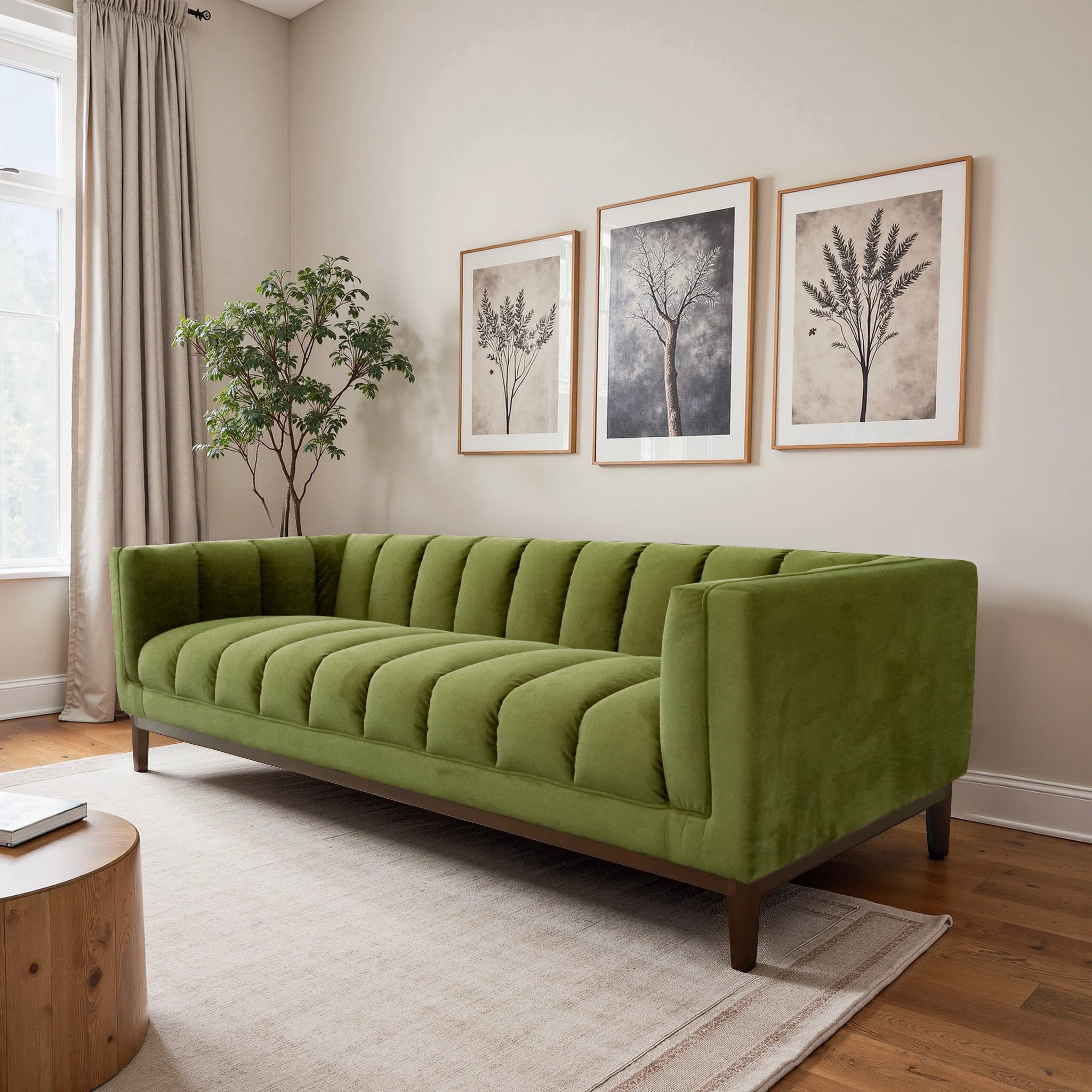 Jinita 90.6'' Upholstered Sofa | Wayfair North America